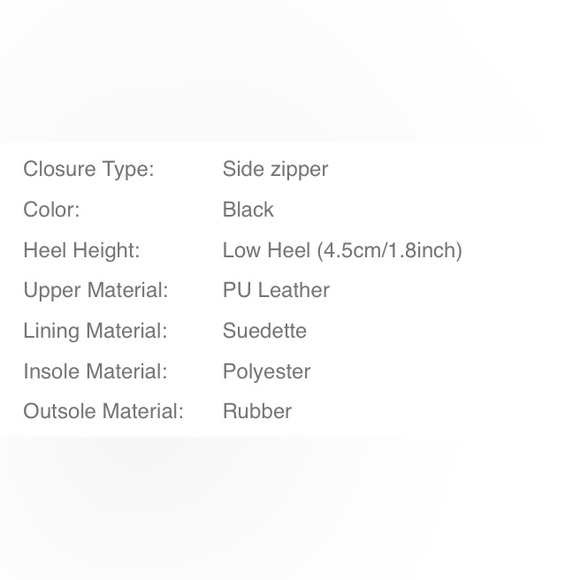 Unisex Minimalist Side Zipper Combat Boots - Picture 6 of 6